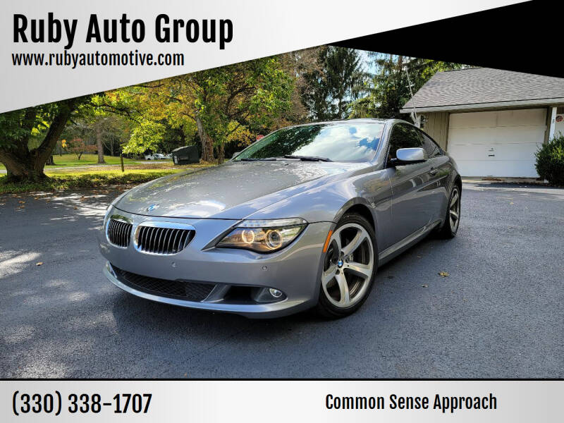 2008 BMW 6 Series for sale at Ruby Auto Group in Hudson OH