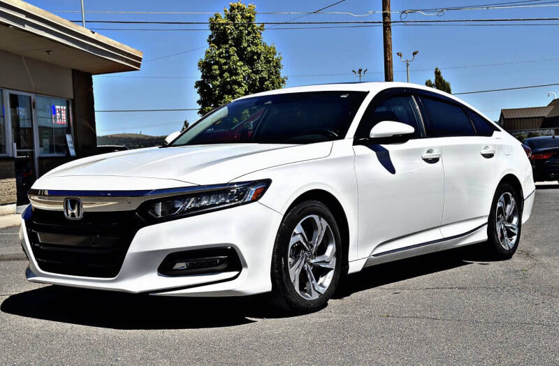 Used 2018 Honda Accord EX-L with VIN 1HGCV2F50JA006553 for sale in Spokane, WA