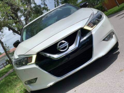 2016 Nissan Maxima for sale at HIGH PERFORMANCE MOTORS in Hollywood FL