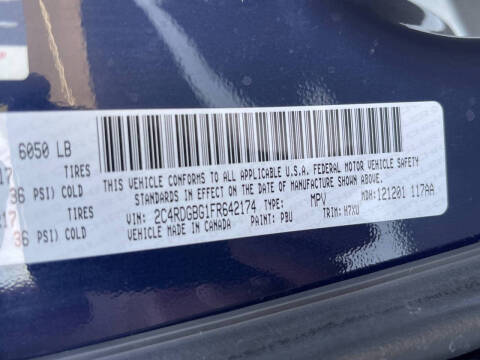 2015 Dodge Grand Caravan SE