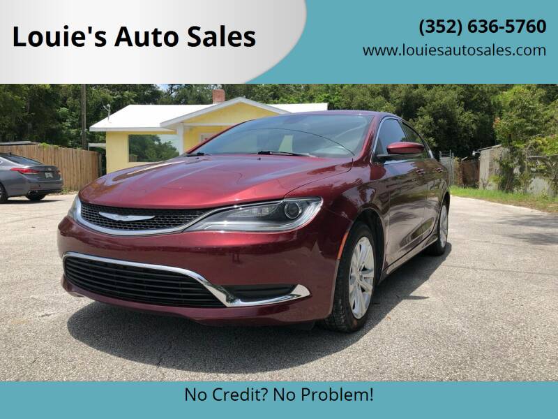 2015 Chrysler 200 for sale at Louie's Auto Sales in Leesburg FL