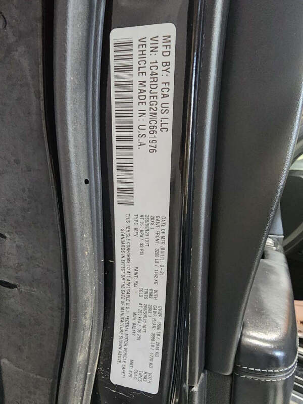 2021 Dodge Durango Citadel