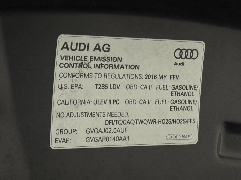 2016 Audi A4 2.0T quattro Premium