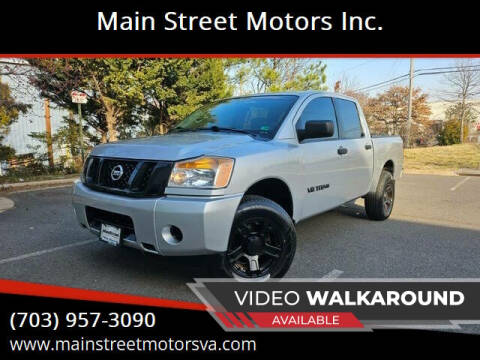 2015 Nissan Titan for sale at Main Street Motors Inc. in Chantilly VA