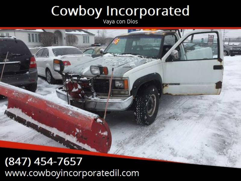 1992 GMC Sierra 2500 for sale at Cowboy Incorporated in Waukegan IL
