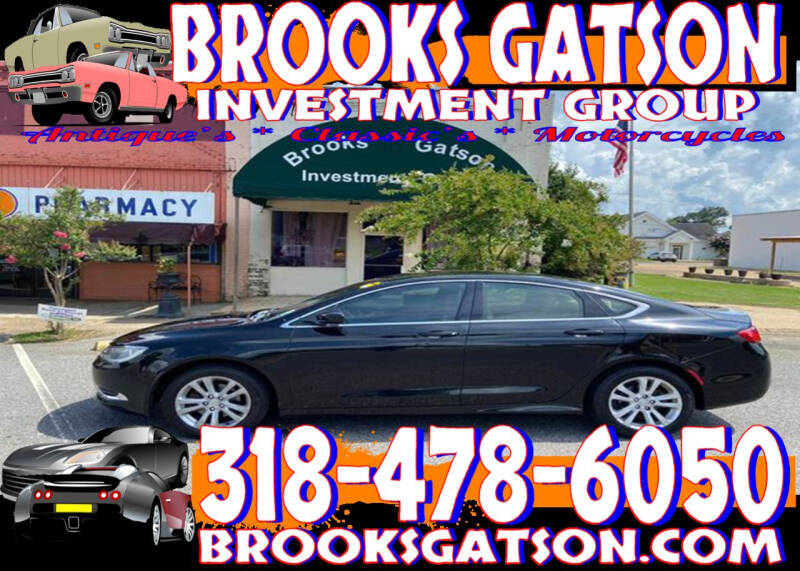 2016 Chrysler 200 for sale at Brooks Gatson Investment Group in Bernice LA