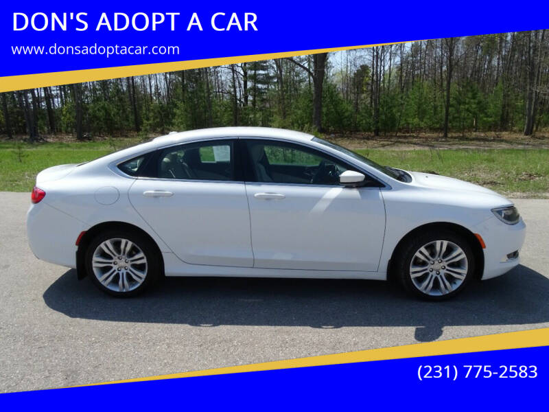 2015 Chrysler 200 for sale at DON'S ADOPT A CAR in Cadillac MI