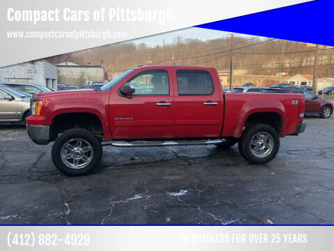 2011 GMC Sierra 1500 for sale at Compact Cars of Pittsburgh in Pittsburgh PA