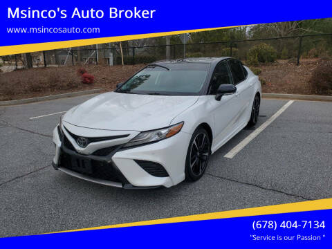 2019 Toyota Camry for sale at Msinco's Auto Broker in Snellville GA