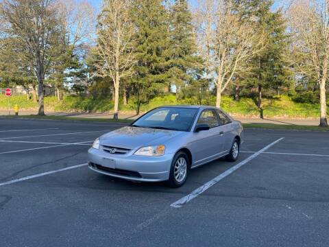 2001 Honda Civic for sale at H&W Auto Sales in Lakewood WA