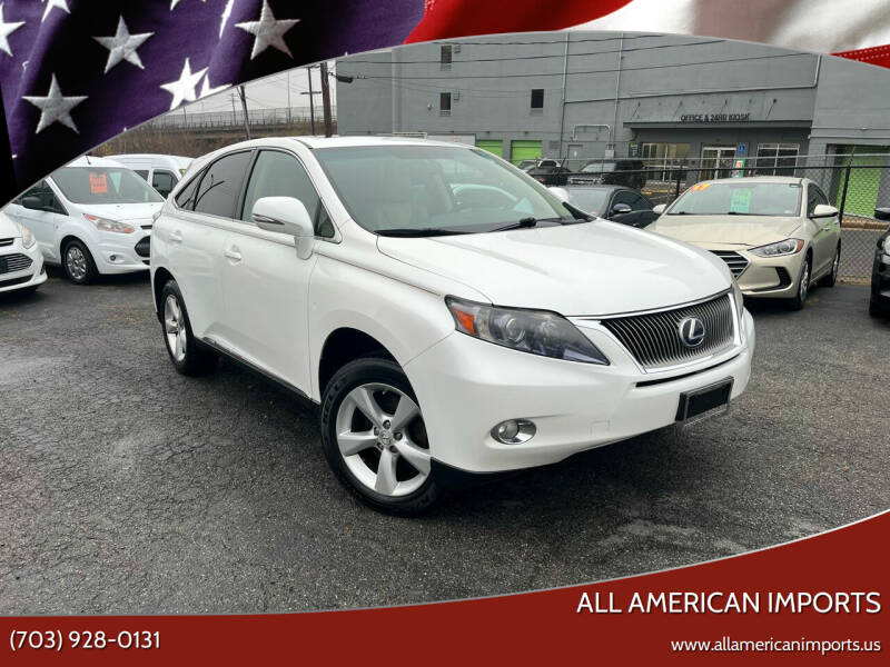2011 Lexus RX 450h for sale at All American Imports in Alexandria VA