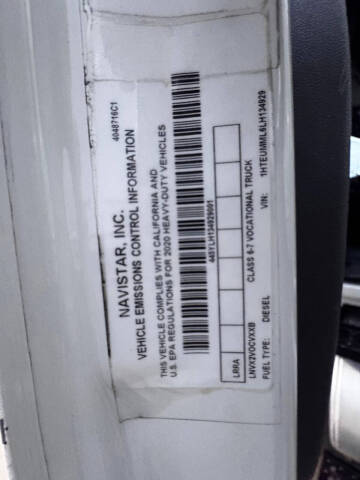 2020 International MV607