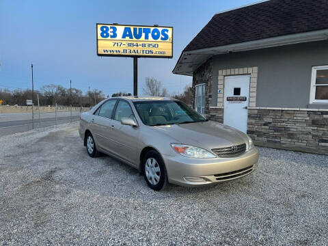 2002 Toyota Camry for sale at 83 Autos in York PA