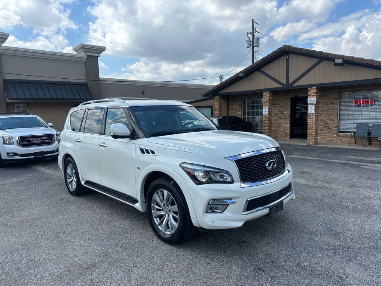 2015 INFINITI QX80 for sale at Auto Haven Frisco in Frisco, TX