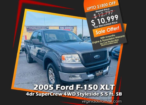 2005 Ford F-150 for sale at Virginia Auto Mall in Woodford VA