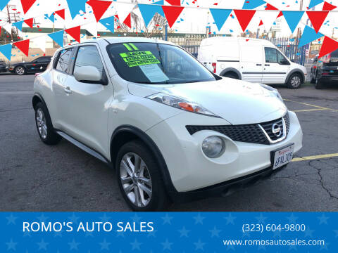 2011 Nissan JUKE for sale at ROMO'S AUTO SALES in Los Angeles CA