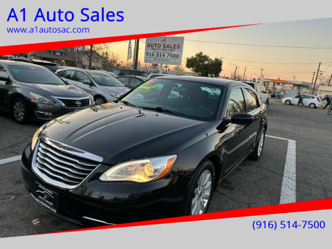 2013 Chrysler 200 for sale at A1 Auto Sales in Sacramento CA