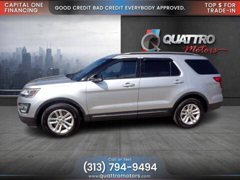 2017 Ford Explorer for sale at Quattro Motors 2 - 1 in Redford MI