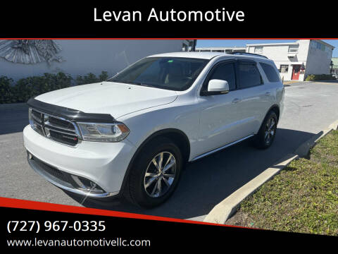 2016 Dodge Durango for sale at Levan Automotive in Largo FL