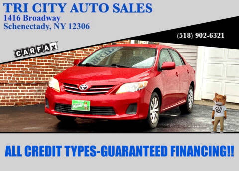 2013 Toyota Corolla for sale at Tri City Auto Sales in Schenectady NY