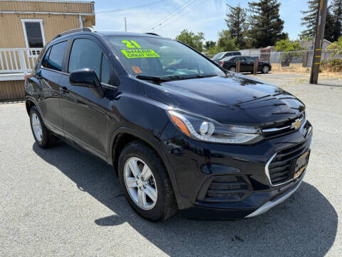 2021 Chevrolet Trax for sale at Contra Costa Auto Sales in Oakley CA