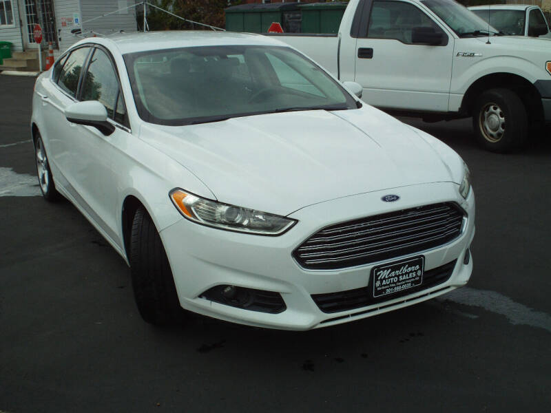 2016 Ford Fusion for sale at Marlboro Auto Sales in Capitol Heights MD