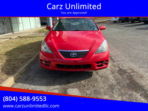 2007 Toyota Camry Solara for sale at Carz Unlimited in Richmond VA