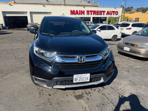 2018 Honda CR-V for sale at Main Street Auto in Vallejo CA