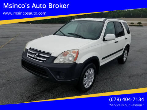 2006 Honda CR-V for sale at Msinco's Auto Broker in Snellville GA