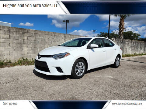 2014 Toyota Corolla for sale at Eugene And Son Auto Sales LLC in Jacksonville FL