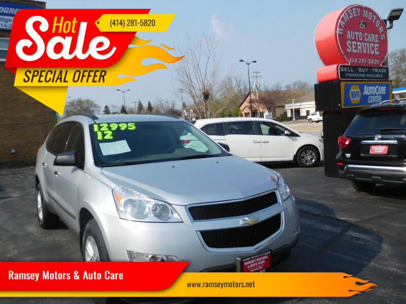 2012 Chevrolet Traverse for sale at Ramsey Motors & Auto Care in Milwaukee WI
