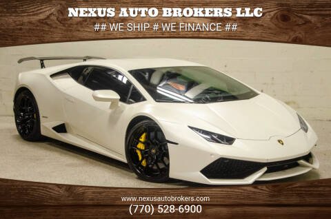 2015 Lamborghini Huracan for sale at Nexus Auto Brokers LLC in Marietta GA