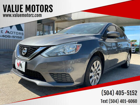 2017 Nissan Sentra for sale at VALUE MOTORS in Kenner LA