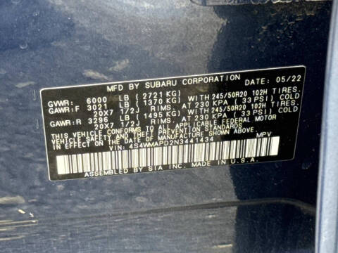 2022 Subaru Ascent Limited 7-Passenger