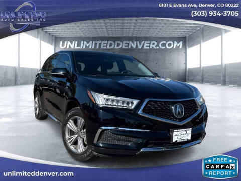 2020 Acura MDX for sale at Unlimited Auto Sales in Denver CO