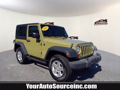 2013 Jeep Wrangler for sale at Your Auto Source in York PA