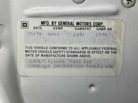 1977 Chevrolet Camaro