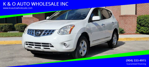 2013 Nissan Rogue for sale at K & O AUTO WHOLESALE INC in Jacksonville FL