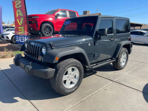 2016 Jeep Wrangler for sale at A AND A AUTO SALES in Gadsden AZ