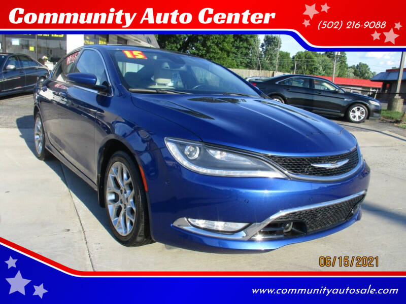 2015 Chrysler 200 for sale at Community Auto Center in Jeffersonville IN