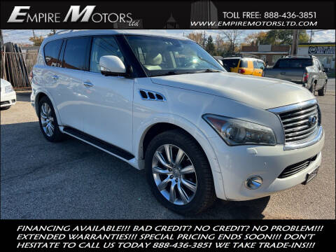 2012 Infiniti QX56 for sale at Empire Motors LTD in Cleveland OH