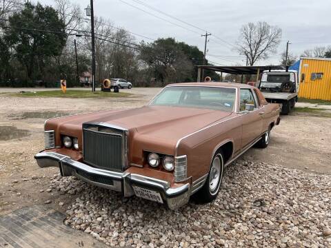 1977 Lincoln Continental for sale at Preferable Auto LLC in Houston TX