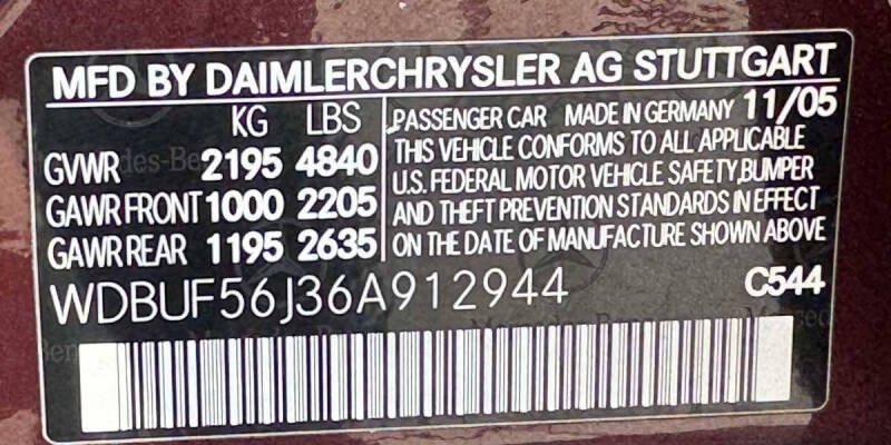 2006 Mercedes-Benz E-Class E 350