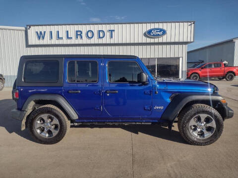 2018 Jeep Wrangler Unlimited for sale at Willrodt Ford Inc. in Chamberlain SD
