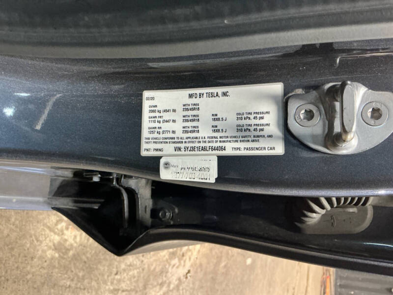 2020 Tesla Model 3 Standard Range Plus