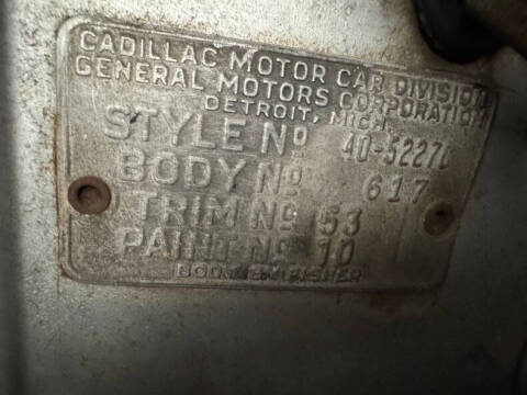 1939 Cadillac Series 62