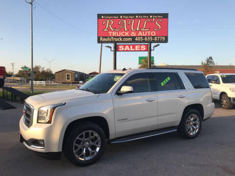 2015 GMC Yukon for sale at RAUL'S TRUCK & AUTO SALES, INC in Oklahoma City OK