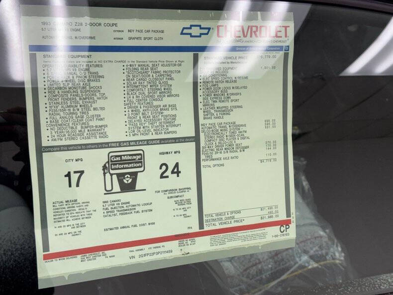 1993 Chevrolet Camaro Z28