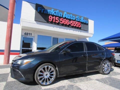 2016 Toyota Camry for sale at Franklin Auto Sales in El Paso TX