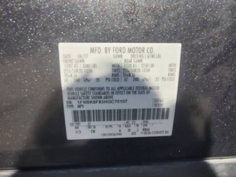 2017 Ford Explorer Limited